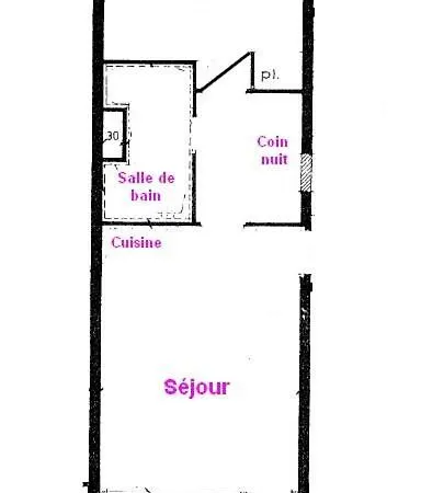 Apartment Appt 4/5 Pers. Front De Neige